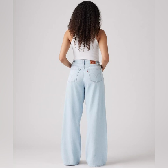 Levi’s Cinch Baggy Jeans Never Going To Change Light Wash 25x31 NWT - Picture 9 of 10